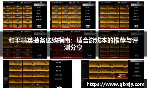 和平精英装备选购指南：适合游戏本的推荐与评测分享