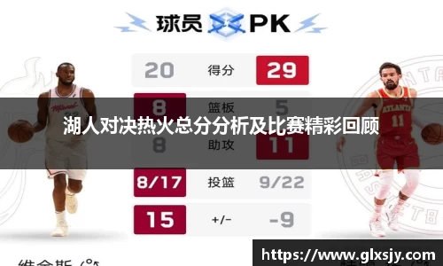 湖人对决热火总分分析及比赛精彩回顾